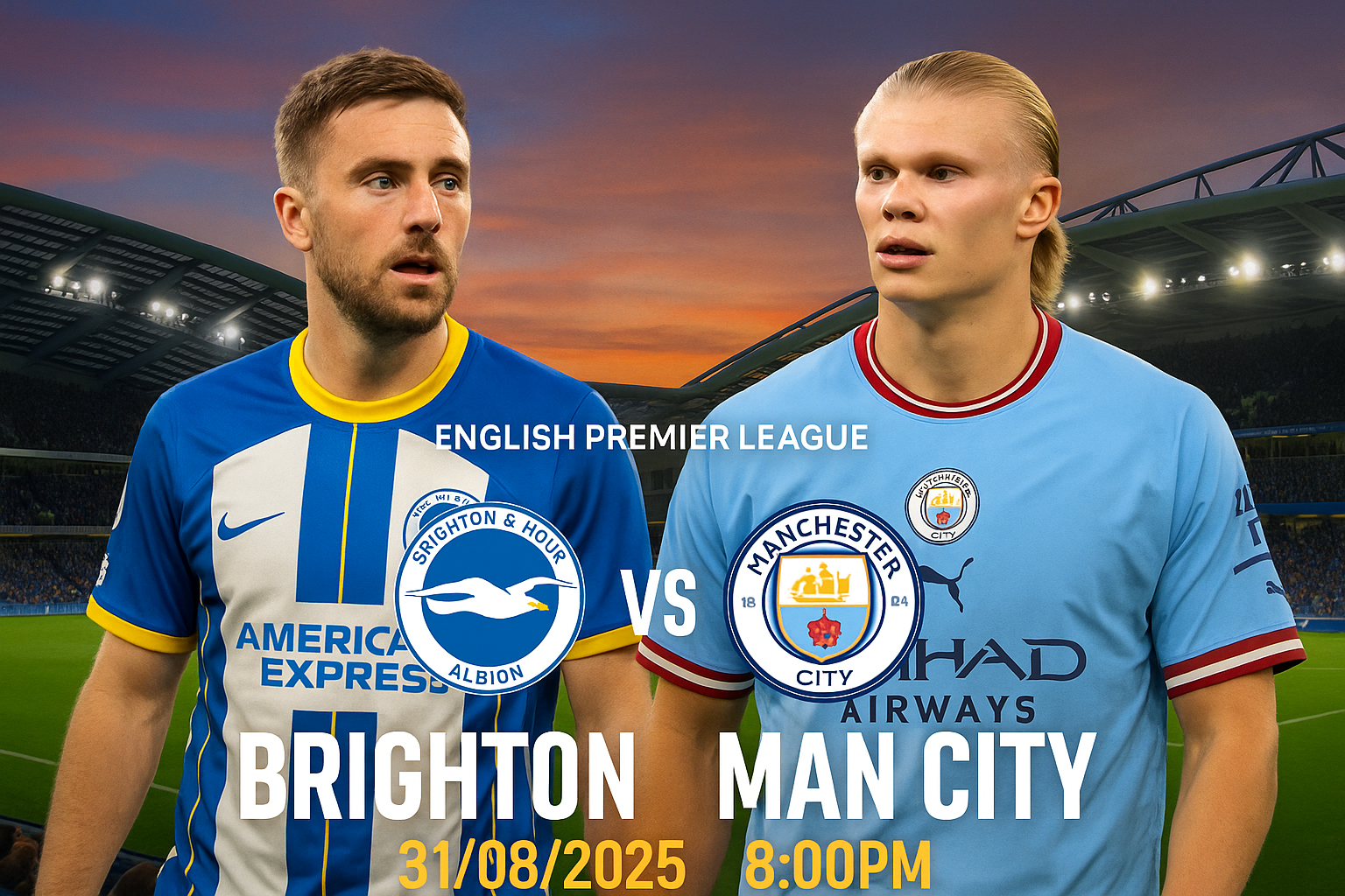 Brighton vs Man City prediction