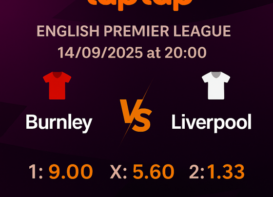 Burnley vs Liverpool Premier League match