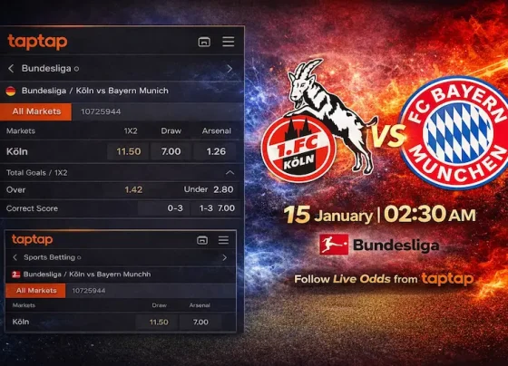 Koln vs Bayern Munich Bundesliga match prediction with live betting odds